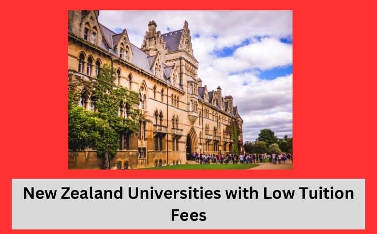 Universities in New Zealand with Low Tuition Fees