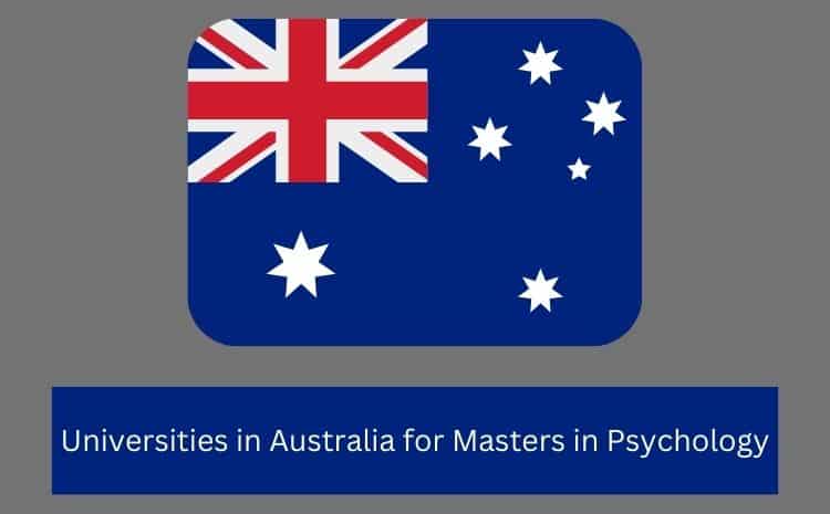 Universities in Australia for Masters in Psychology